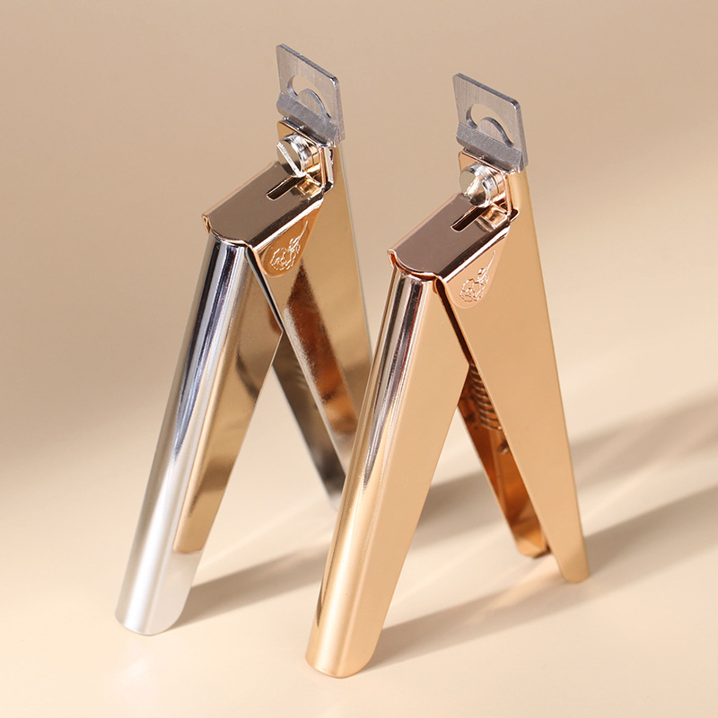 Комплект за маникюр от неръждаема стомана: прави ножици, U-образни ножици с плосък връх, клещи за нокти и ножици за подрязване