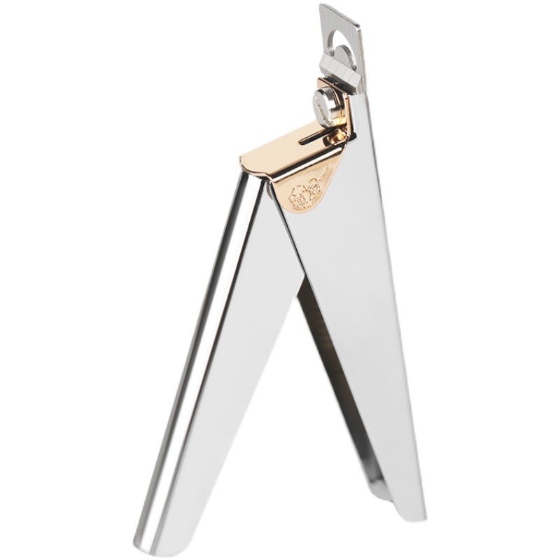 Комплект за маникюр от неръждаема стомана: прави ножици, U-образни ножици с плосък връх, клещи за нокти и ножици за подрязване