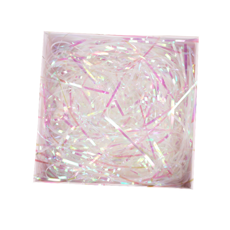 Plastično raffia dekorativno punjenje za poklon kutije, OPP pakiranje, licencirana privatna etiketa, pogodno za vjenčanja