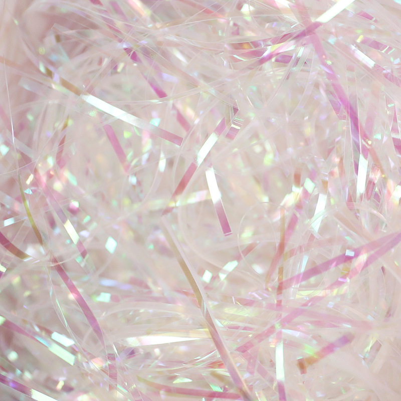 Plastično raffia dekorativno punjenje za poklon kutije, OPP pakiranje, licencirana privatna etiketa, pogodno za vjenčanja