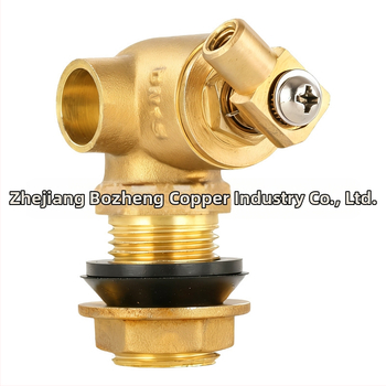 Mosadzový plávajúci ventil, rýchle otvorenie, závitové pripojenie, model BZ9140