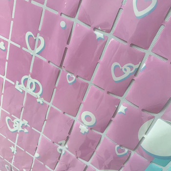 Rain Silk τετράγωνη κουρτίνα για παιδικό πάρτι με θέμα | πλαστικό | διακοσμήσεις γιορτών | εξάρτημα διάταξης χώρου | έτοιμο για δώρο | Άδεια πνευματικής ιδιοκτησίας: Όχι