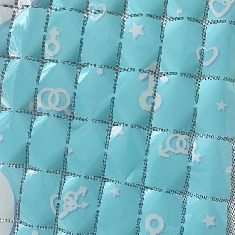 Rain Silk τετράγωνη κουρτίνα για παιδικό πάρτι με θέμα | πλαστικό | διακοσμήσεις γιορτών | εξάρτημα διάταξης χώρου | έτοιμο για δώρο | Άδεια πνευματικής ιδιοκτησίας: Όχι