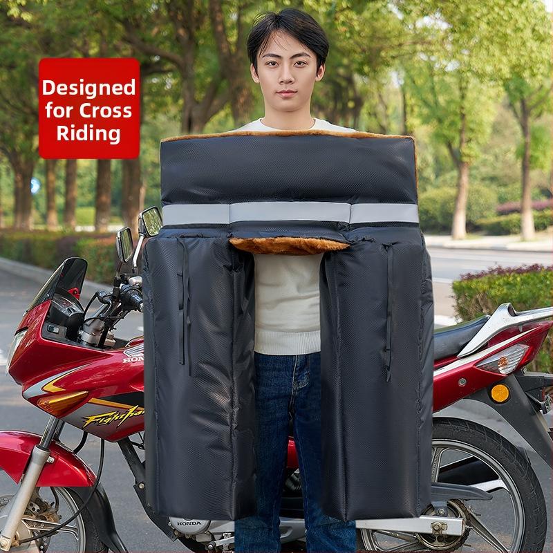 Motor kerékpár és elektromos járművek szélvédő quilt takaró - Oxford anyag, Misty rain márka, kézi szétszerelés, csomagolás Opp bag