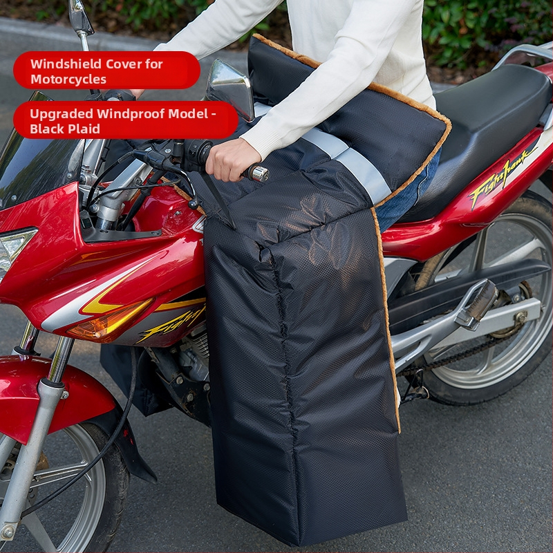 Motor kerékpár és elektromos járművek szélvédő quilt takaró - Oxford anyag, Misty rain márka, kézi szétszerelés, csomagolás Opp bag