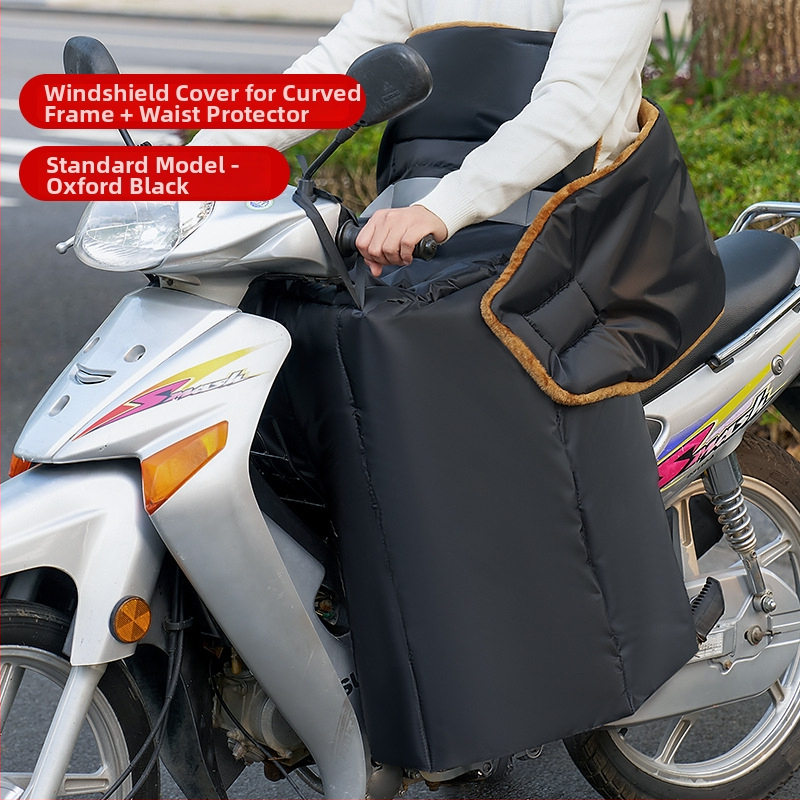 Motor kerékpár és elektromos járművek szélvédő quilt takaró - Oxford anyag, Misty rain márka, kézi szétszerelés, csomagolás Opp bag