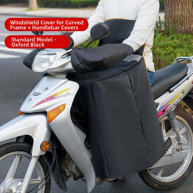 Motor kerékpár és elektromos járművek szélvédő quilt takaró - Oxford anyag, Misty rain márka, kézi szétszerelés, csomagolás Opp bag