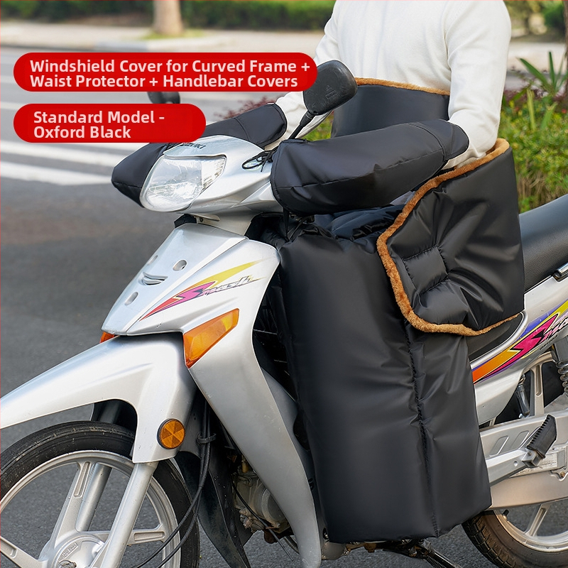 Motor kerékpár és elektromos járművek szélvédő quilt takaró - Oxford anyag, Misty rain márka, kézi szétszerelés, csomagolás Opp bag