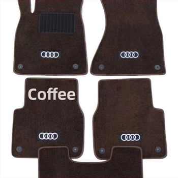 Covorașe de podea pentru Audi A6/A8/A6L, covor gros din velur imitativ, fără logo, fără personalizare