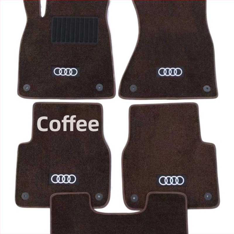 Covorașe de podea pentru Audi A6/A8/A6L, covor gros din velur imitativ, fără logo, fără personalizare