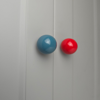 Drška za ormar od keramike - s jednim otvorom, candy boja, sjajan završetak, mogućnost prilagođavanja