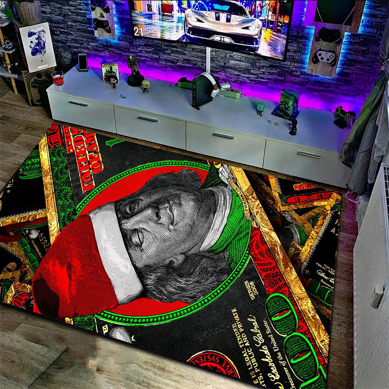 Négyzet alakú poliészter rostokból készült szőnyeg relifes textúrával a bejárathoz; mosható és testreszabható, mintákkal: csíkok, geometriák, autók, ötágú csillag és mókás állatok.