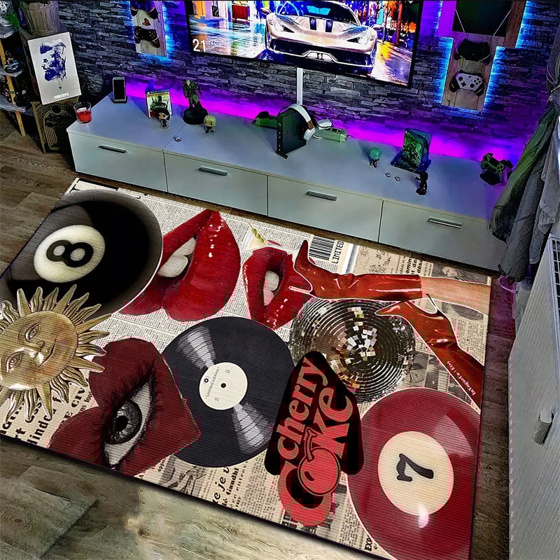 Négyzet alakú poliészter rostokból készült szőnyeg relifes textúrával a bejárathoz; mosható és testreszabható, mintákkal: csíkok, geometriák, autók, ötágú csillag és mókás állatok.