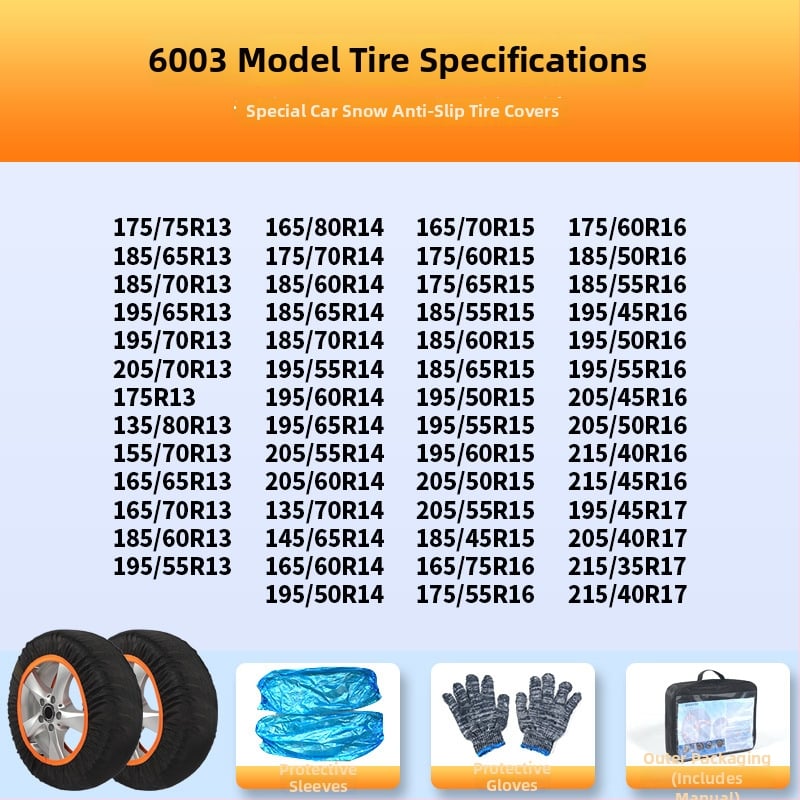 Αντιολισθητικές κάλτσες για ελαστικά για όλα τα μοντέλα – χειμερινή προστασία ελαστικών, βάρος 900–1200, δυνατότητα προσαρμογής