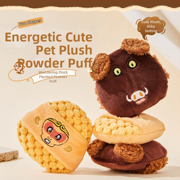 Púdrový tampón – dlhé vlákno, nepravidelný tvar, G2245, GECOMO, pôvod Guangdong, na fixáciu mejkapu