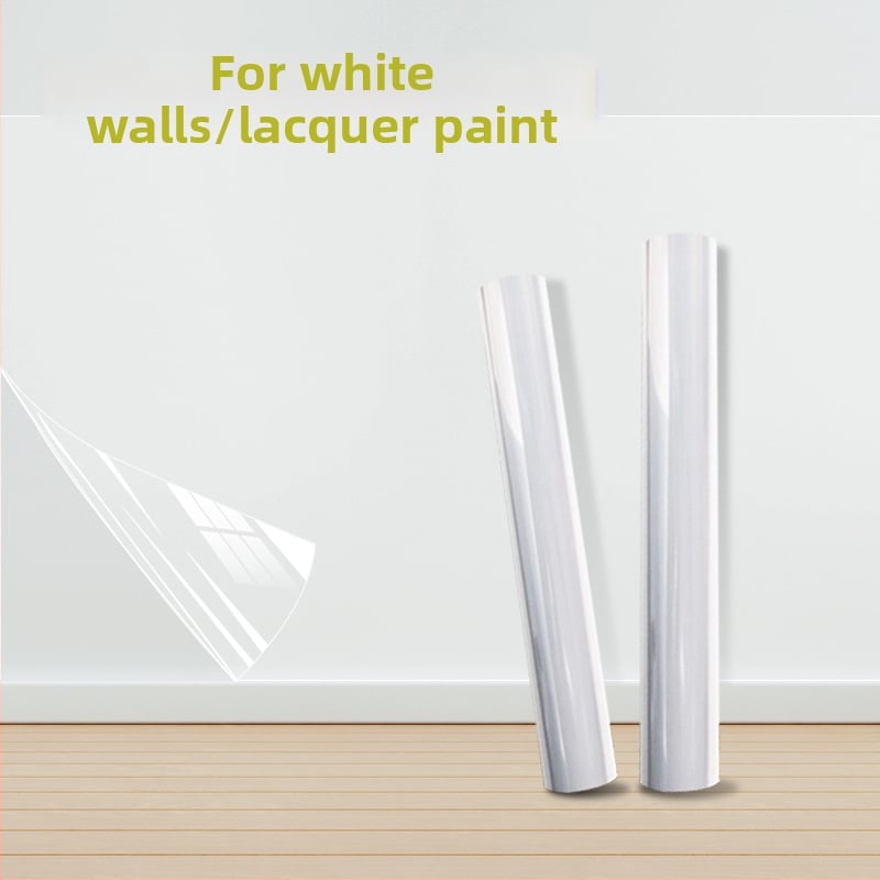 Φιλμ προστασίας τοίχου - PP υλικό, αυτοκόλλητο, αδιάβροχο, αντι-βρωμιά, ανθεκτικό στη μούχλα, κατάλληλο για σαλόνι, μονοχρωματικό σχέδιο.