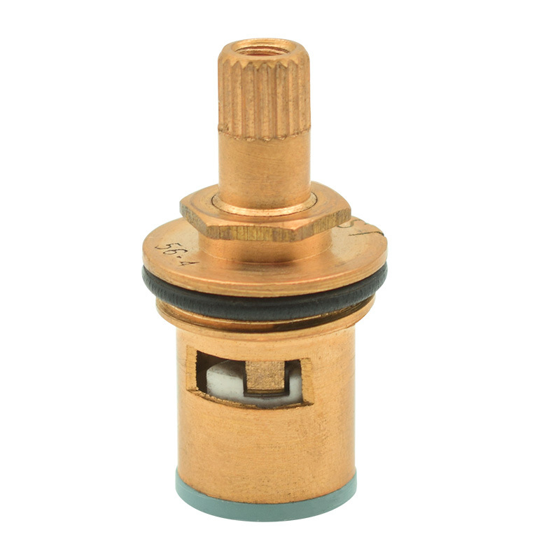 Kutni ventil za perilicu s bakrenim tijelo i keramičkim jezgrom, LC040 model, nominalni promjer 21 mm, 90° okret, za pitku vodu, maksimalna temperatura 100°C