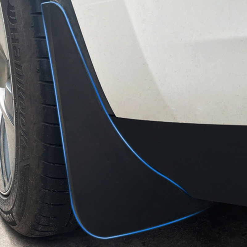 Tesla Model Y blatnik – prednji i stražnji, montaža bez bušenja, PP plastika, mekana gumena zaštitna ploča