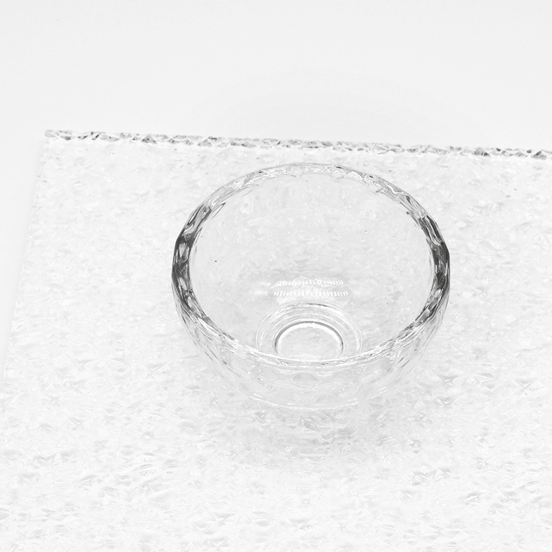 Staklena posuda za esencijalna ulja i maske za lice, prozirna s kristalnim ukrasima, spa alati za salone ljepote