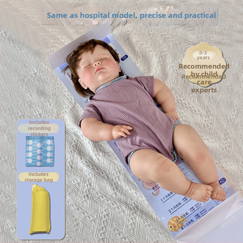 Αυτοκόλλητο τοίχου με μετρητή ύψους – PVC υλικό, χαριτωμένο σχέδιο ζώων, 1 τεμάχιο