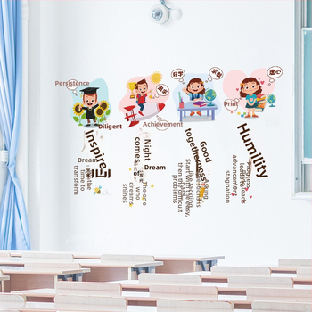Kreativna inspirativna zidna naljepnica za razred, ured, prostor za učenje, dom i dvoranu za trening