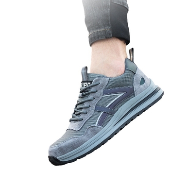 Παπούτσια Ασφαλείας με Μεταλλικό Δάχτυλο, Προστασία από Χτυπήματα και Διάτρηση, Αναπνεύσιμη, Ανθεκτική Σόλα Καουτσούκ, Χαμηλό Κάτω