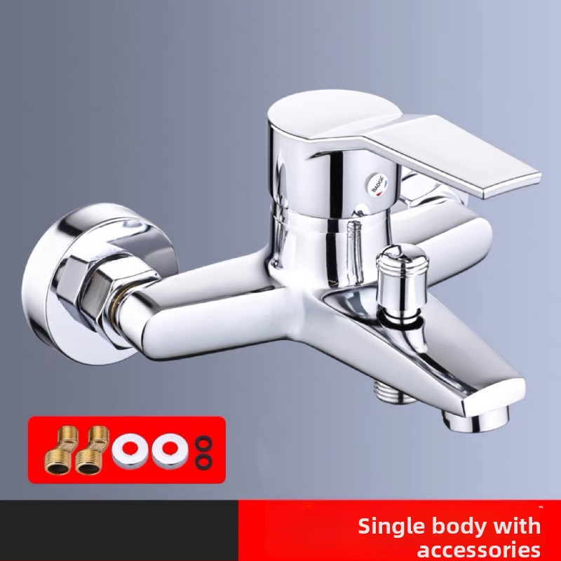 Vaňová batéria z meďi, trojité prevedenie, keramický ventil s jadrom, skrytá montáž, model PLS-T-6