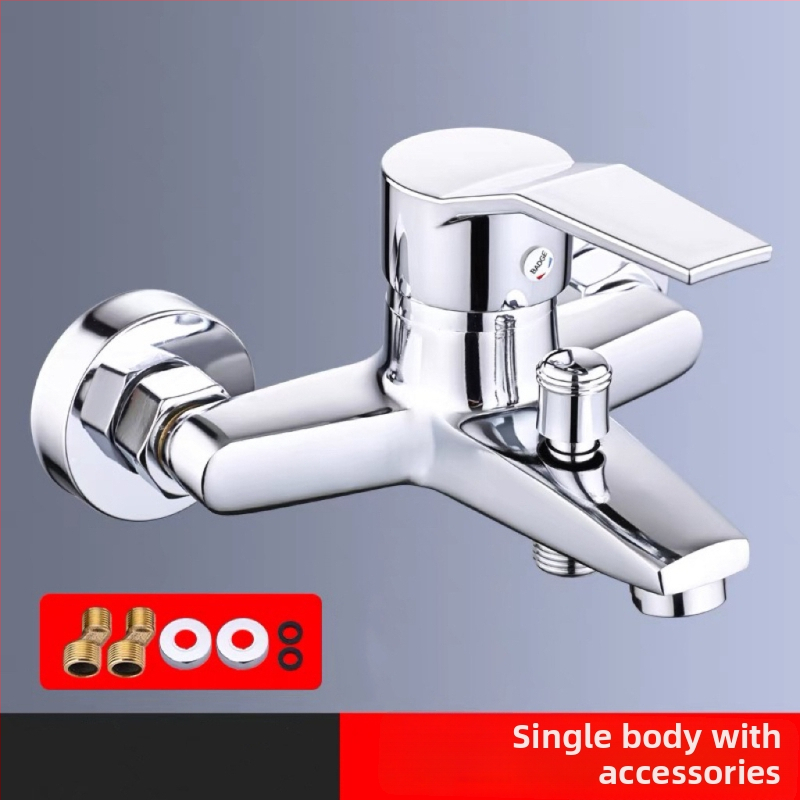 Vaňová batéria z meďi, trojité prevedenie, keramický ventil s jadrom, skrytá montáž, model PLS-T-6