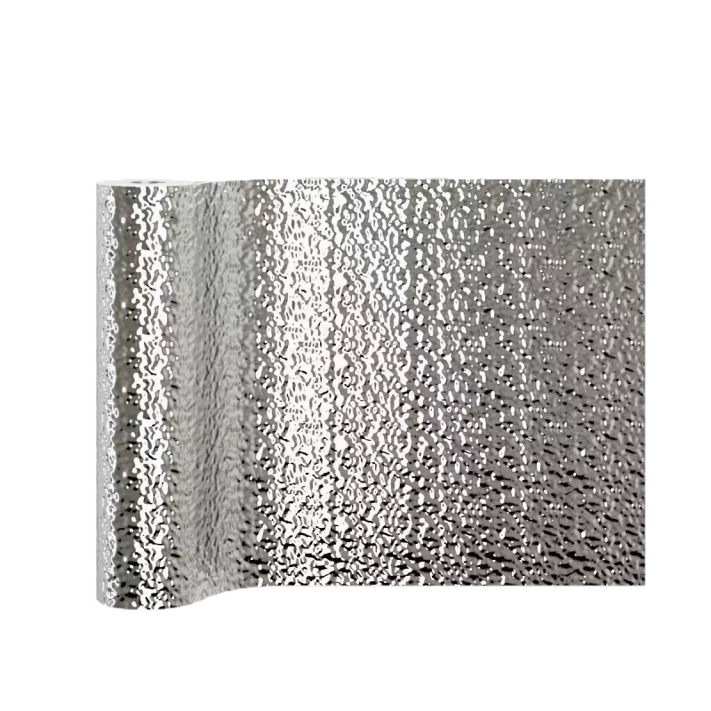 Αυτοκόλλητο PVC φιλμ με καθρέφτισμα για οροφή και τοίχο, διακοσμητικό αυτοκόλλητο τοίχου για σαλόνι και διάδρομο, 1 τεμάχιο