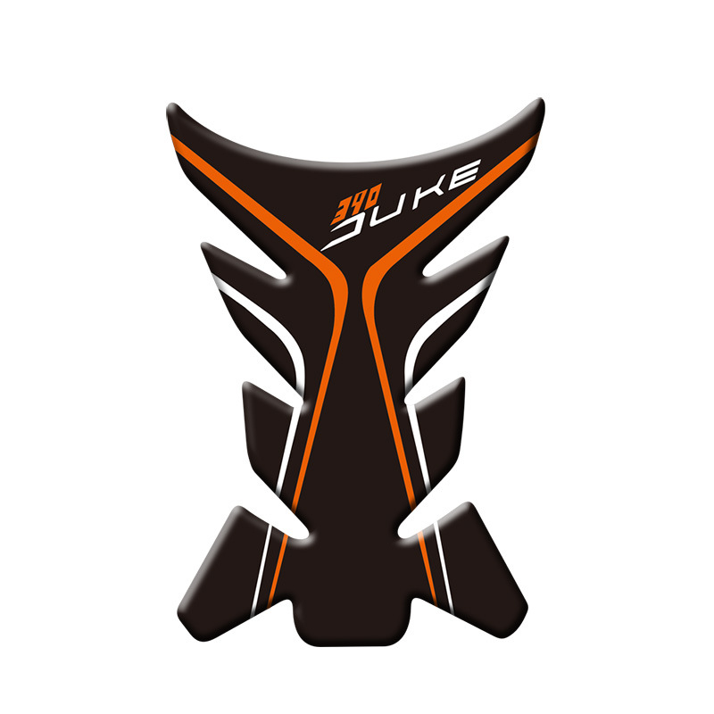 KTM Duke üzemanyag-tank matrica – fishbone design, DUKE125/DUKE200/DUKE390, FUOCO LIBERO, licencelt magáncímke