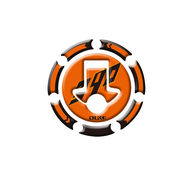 KTM Duke üzemanyag-tank matrica – fishbone design, DUKE125/DUKE200/DUKE390, FUOCO LIBERO, licencelt magáncímke