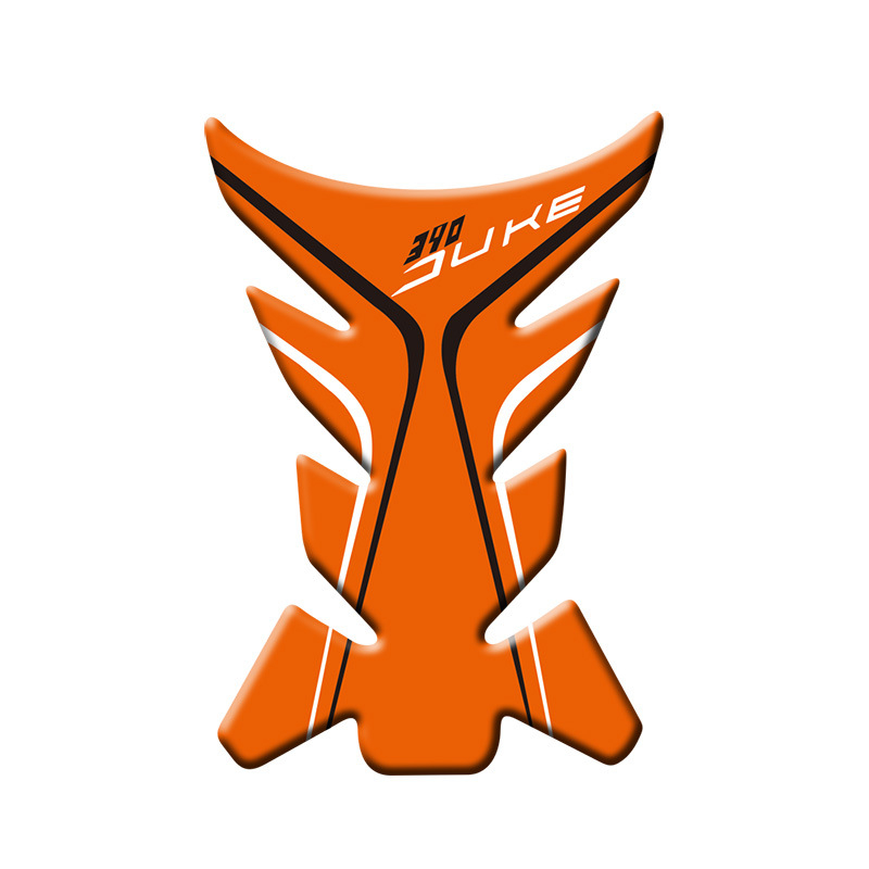 KTM Duke üzemanyag-tank matrica – fishbone design, DUKE125/DUKE200/DUKE390, FUOCO LIBERO, licencelt magáncímke