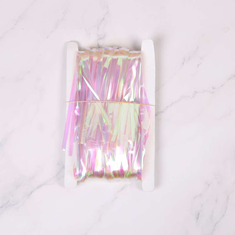 Esküvői hátteret tassel függöny – PET szalag, kellék fotózáshoz és rendezvények dekorációjához (Licencelt magáncímke)