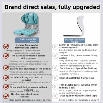 Irodai szék ülőpárna, szalma anyag, EPE töltőanyag, modern minimalista stílus