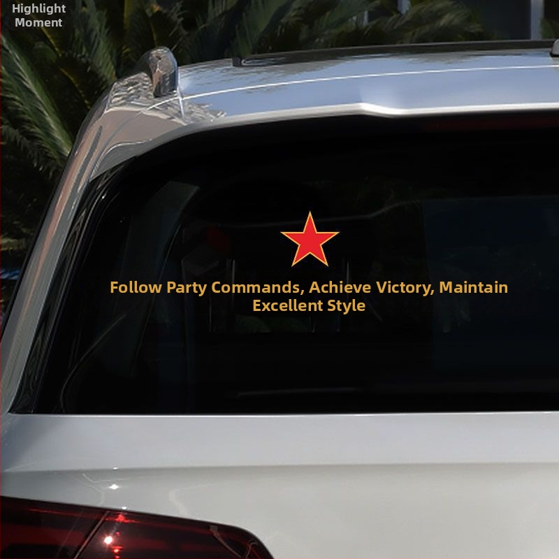 Car Body Sticker – katonai téma, szívófejes rögzítés, méret: más