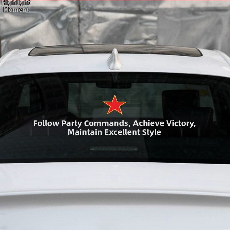 Car Body Sticker – katonai téma, szívófejes rögzítés, méret: más