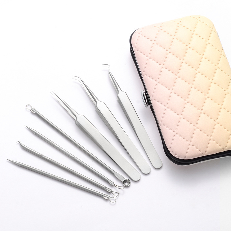 Комплект от 8 части неръждаеми игли за акне - марка Yali Kang, материал: неръждаема стомана, срок на годност: 6 месеца