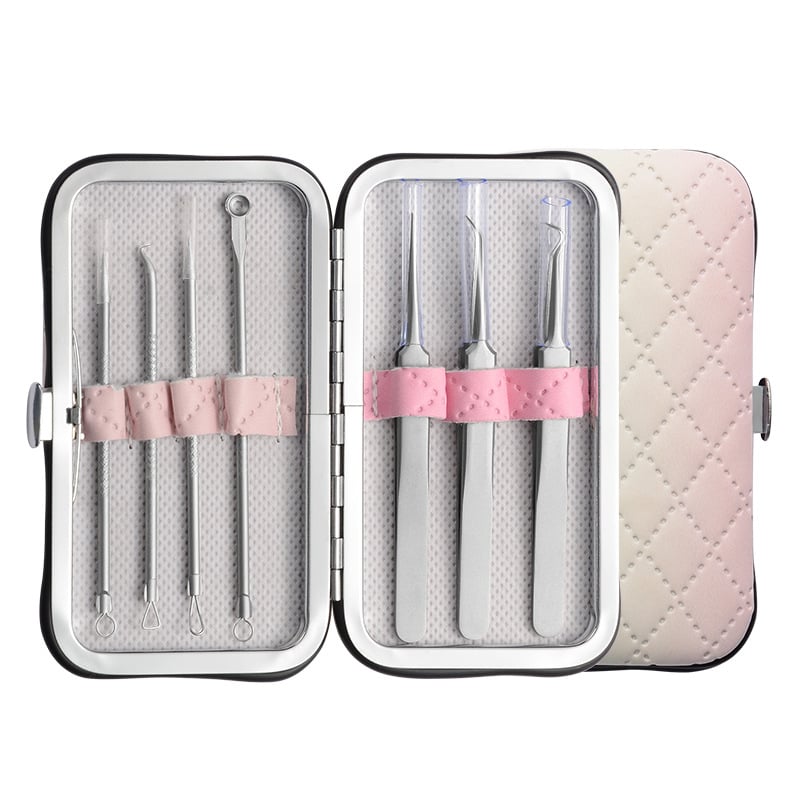 Комплект от 8 части неръждаеми игли за акне - марка Yali Kang, материал: неръждаема стомана, срок на годност: 6 месеца