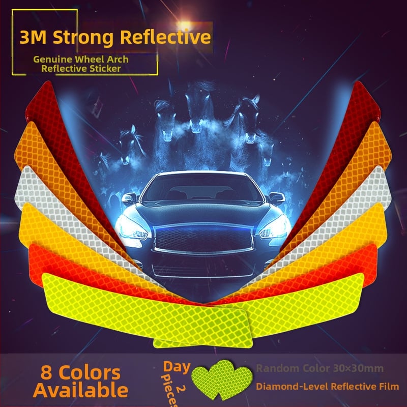 3M Диамантено ниво 4090 Рефлектиращ стикер за предна броня на автомобил, лента за калник, защита от надраскване, работна температура -20°C до 50°C