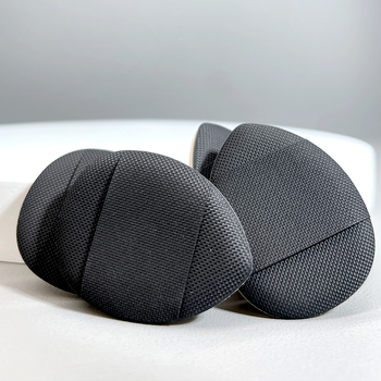 Πούφ πούδρας για ξηρή και υγρή χρήση, σε σχήμα σταγόνας, υλικό υδρόφιλο χωρίς λατέξ