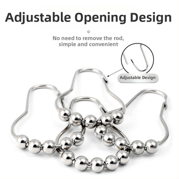 OnePlus Obruč na závesy, 304 nerezová oceľ, guľatý tvar, moderný štýl