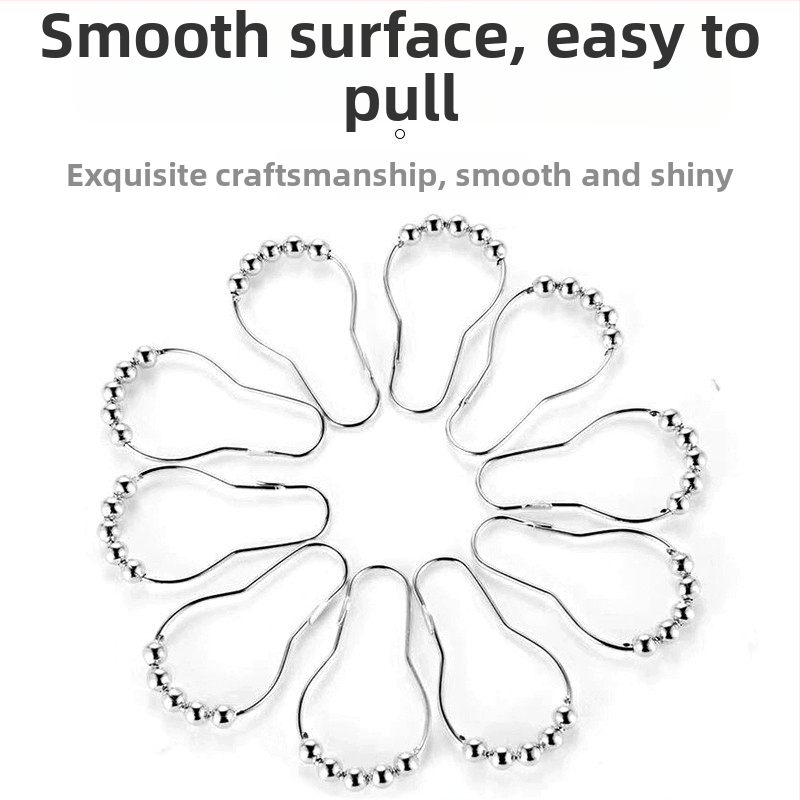 OnePlus Obruč na závesy, 304 nerezová oceľ, guľatý tvar, moderný štýl