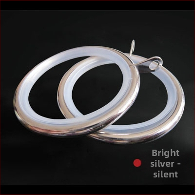 Drevené kruhy na závesy so sponkami — tiché kruhy na zavesenie, kruhové háčiky v rímskom štýle, moderný minimalistický dizajn