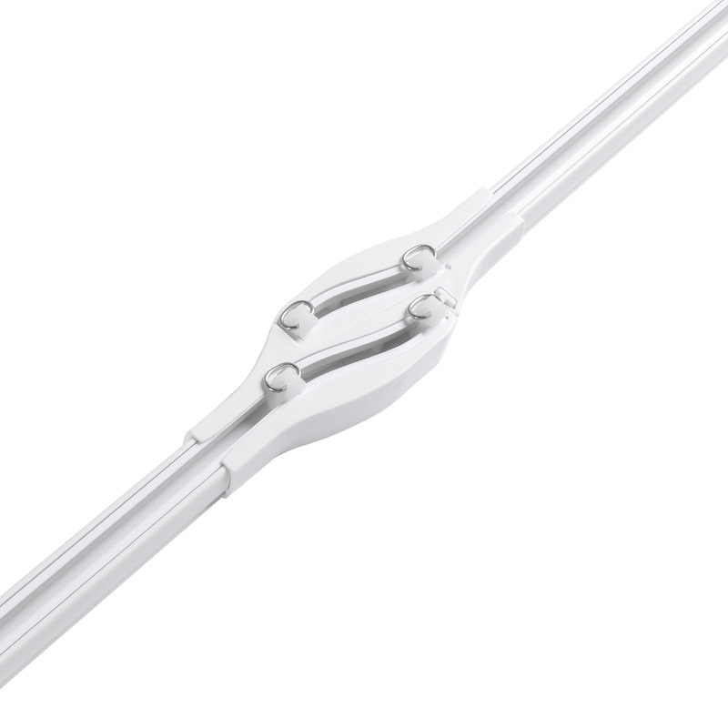 LOIDIYA LS001 Alumínium ötvözet függöny sín – Cross fény nélküli, csendes siklás, modern minimalizmus