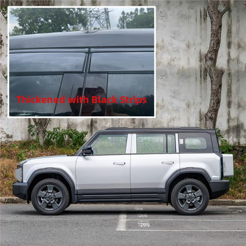 Linlie PU dažďové ochranné lišty na okná pre Chery Jaecoo J5/J6/J7/J8