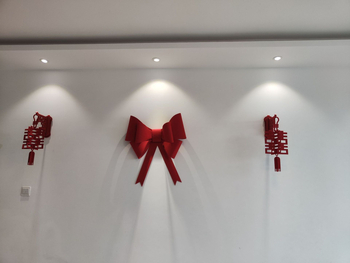 DIY сватбена висяща панделкова украса от нетъкан текстил за стени и врати