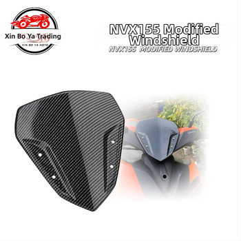 WD-01 predné sklo na motocykel pre Yamaha NVX155/AEROX155 — PC materiál, ochrana proti slnku, odolné voči škrabaniu, antireflexné