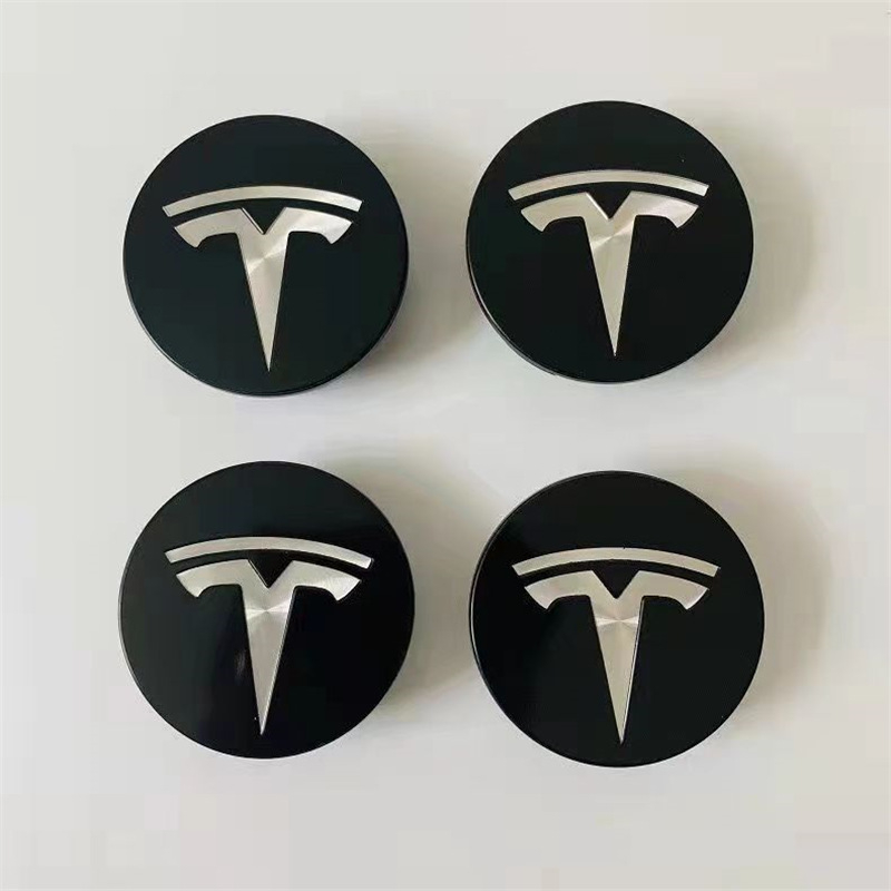 Tesla Center Cap Logo за Model Y/3/X/S – OEM емблема, пластмасова