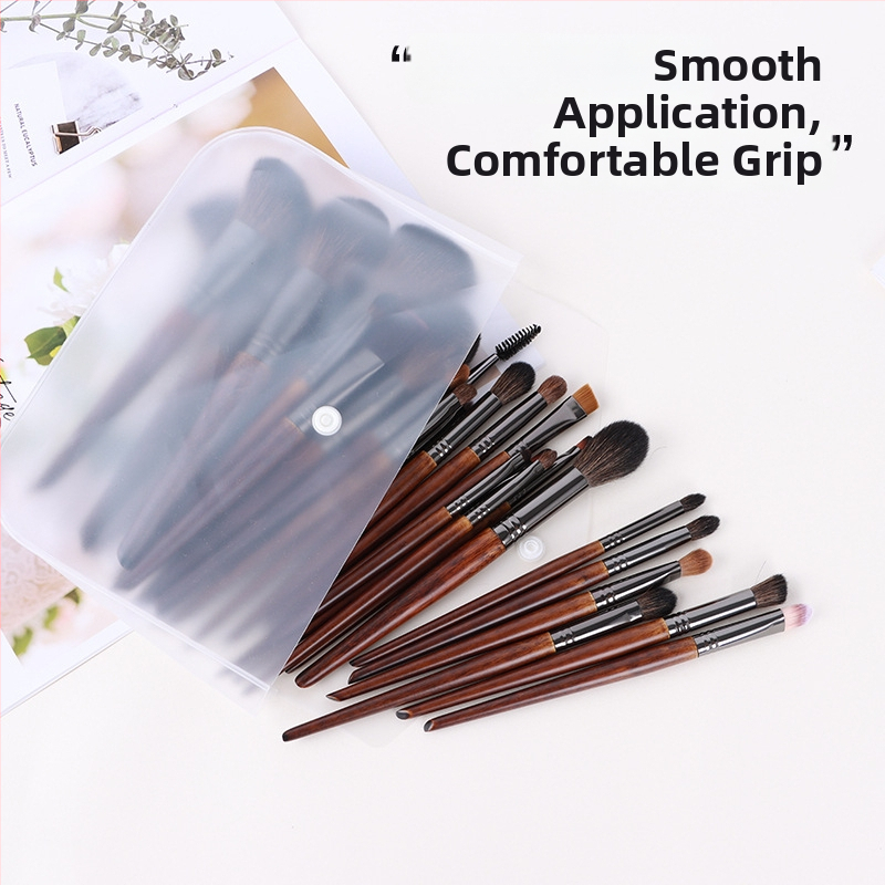 28-dielny set štetcov na make-up, kompletný profesionálny set pre zmiešanú pleť, 3-ročná trvanlivosť