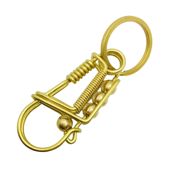 Ορείχαλκος χειροποίητος κλειδοθήκη με πουλί – ανδρικός κρεμαστός για κλειδιά, DIY αυτοκινήτου, μοντέρνος μινιμαλιστικός σχεδιασμός